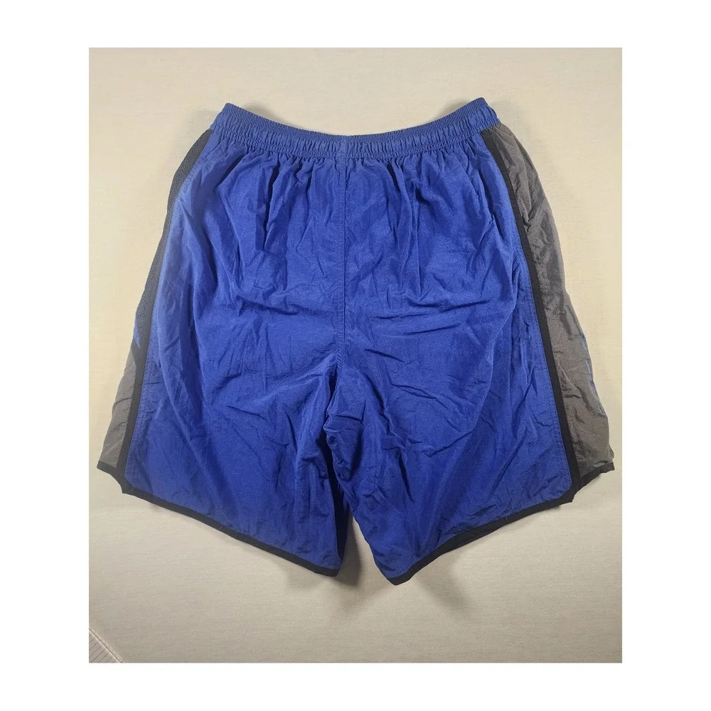 Speedo Swim Trunks Vintage Mens Medium Blue‎ Mesh Lined Nylon Athletic Shorts